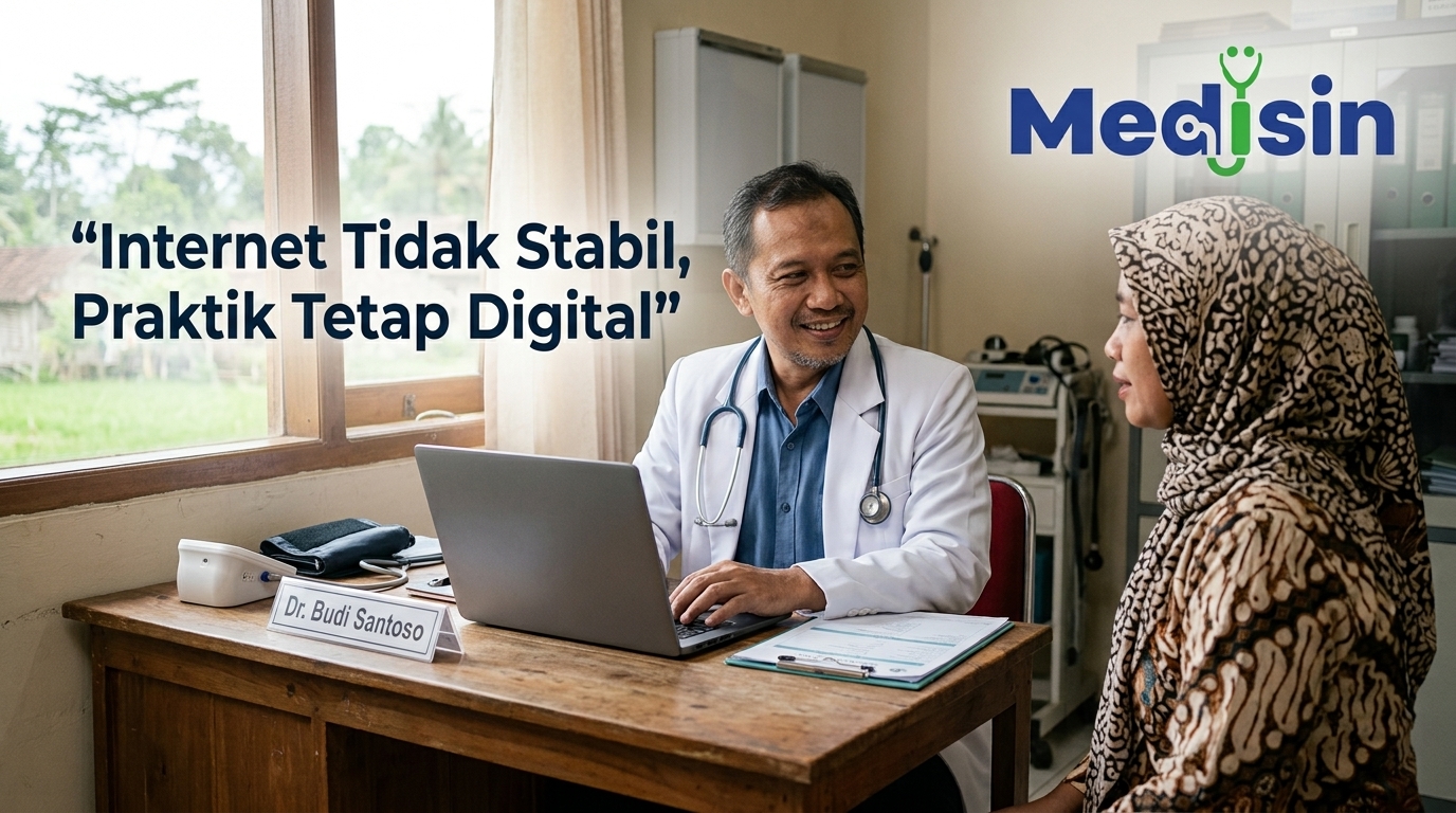 Praktik Mandiri di Daerah dengan Sinyal Naik-Turun — Bagaimana Tetap Bisa Digital Tanpa Selalu Bergantung Internet Stabil?