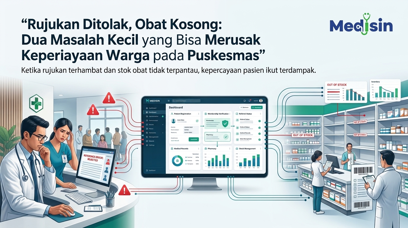 Rujukan Ditolak, Obat Kosong: Dua Masalah Kecil yang Bisa Merusak Kepercayaan Warga